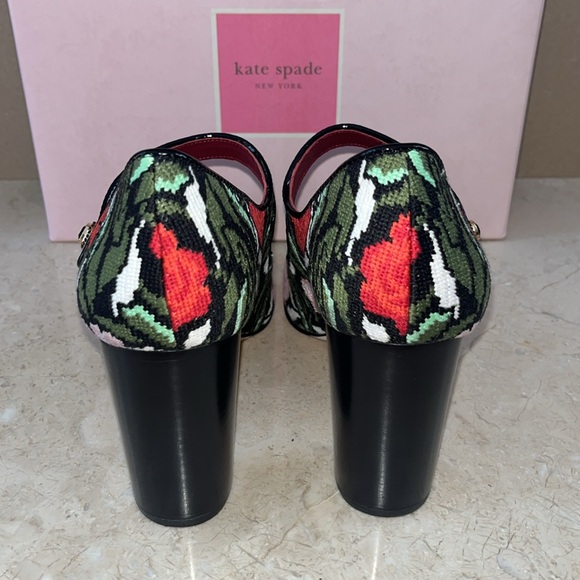 ♠️kate spade Muse Rose Garden Needlepoint Pumps NIB - Picture 13 of 16